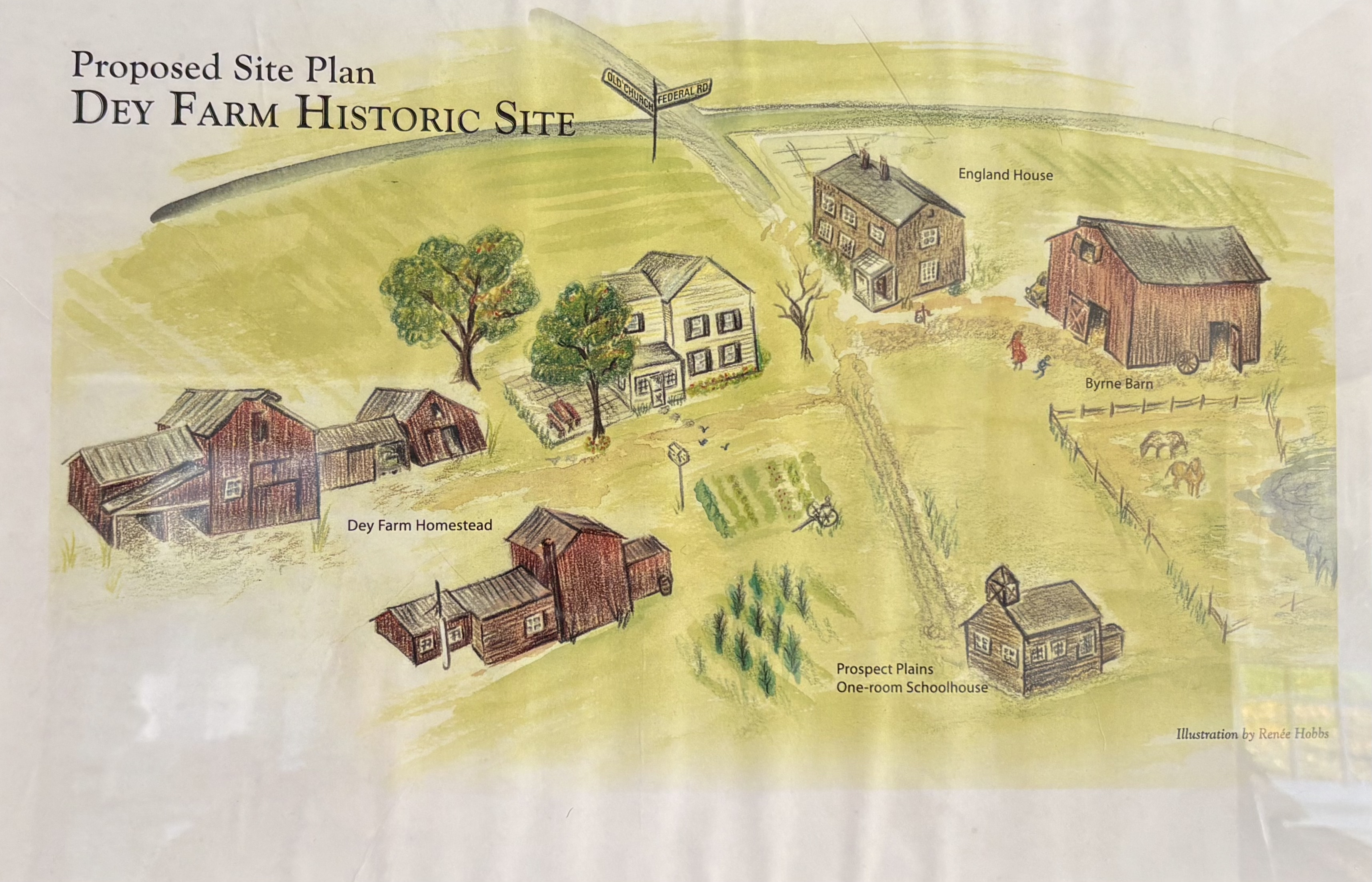Dey Farm Site Map